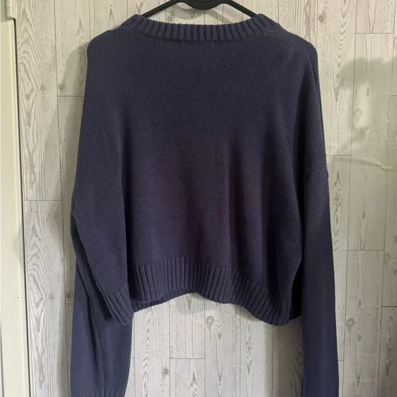 Grayson Threads Navy Sweater with Teddy Bear Design - Picture 2 of 3